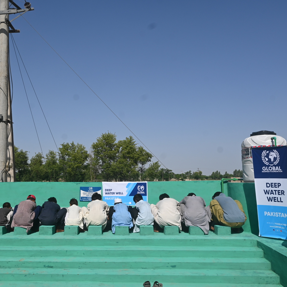 GRF deep water well in Pakistan